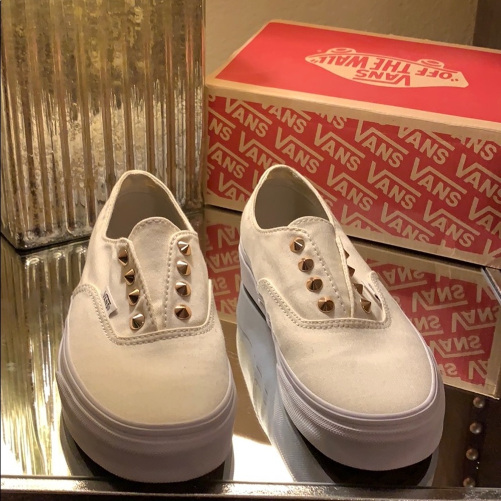 Vans slip on with studs